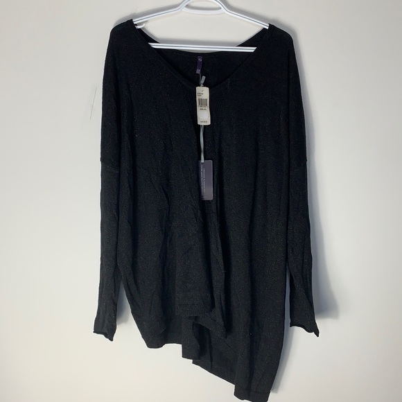 NYDJ asymmetrical black long sleeve - Picture 1 of 5